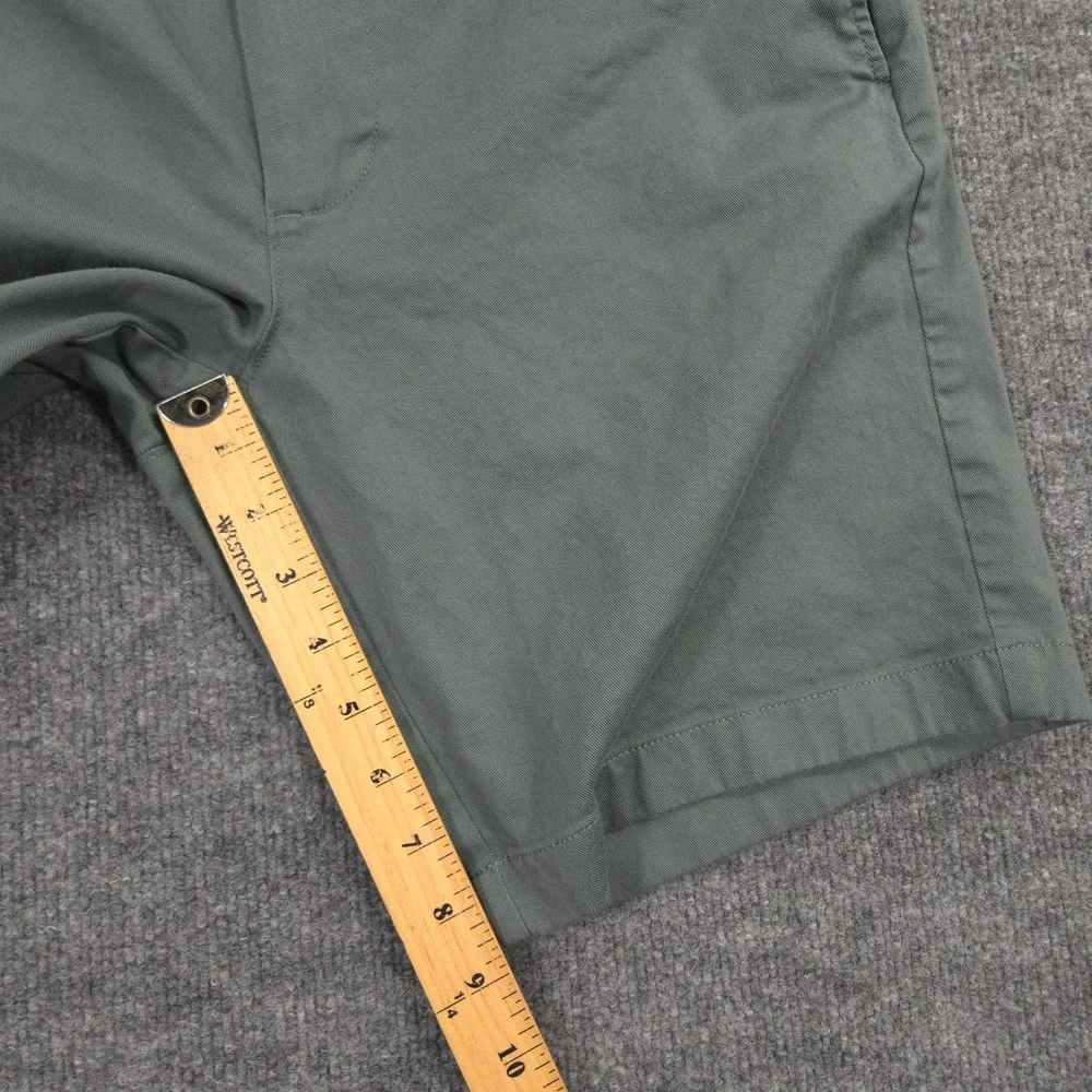 J Crew Flex Chino Shorts Mens 33 Sage Green Stretch Twill Preppy Golf 9 